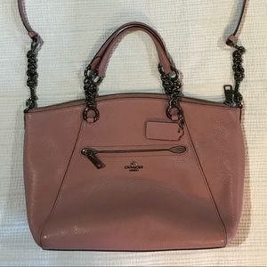 Pink coach purse